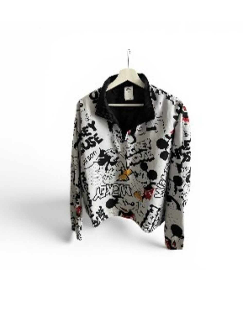 Disney Black and White Mickey Patterned Pullover